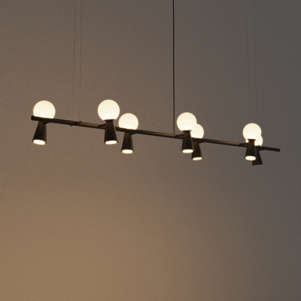 Pendente PIVÔ 7  – iluminação de teto