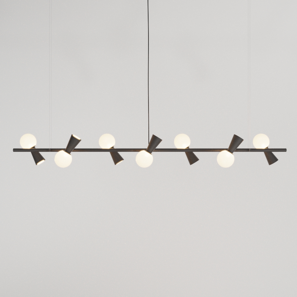 Pendente PIVÔ 7  – iluminação de teto