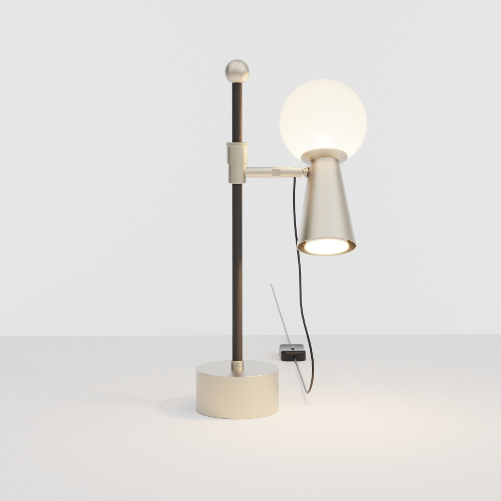 Abajur PIVÔ – iluminação de mesa