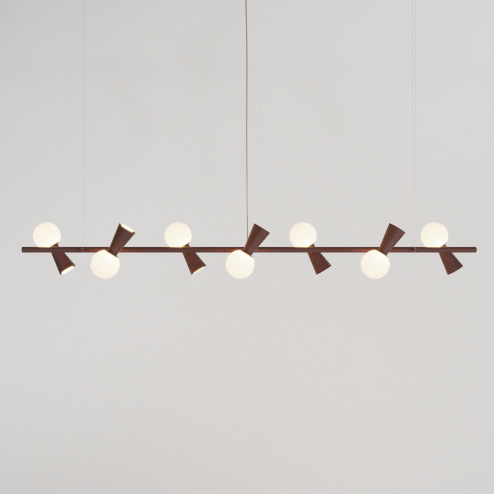 Pendente PIVÔ 7  – iluminação de teto