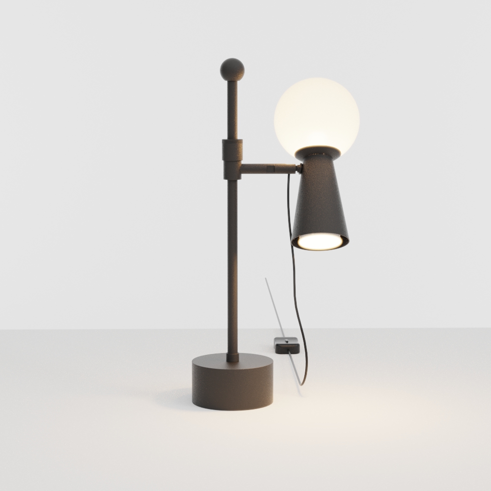 Abajur PIVÔ – iluminação de mesa