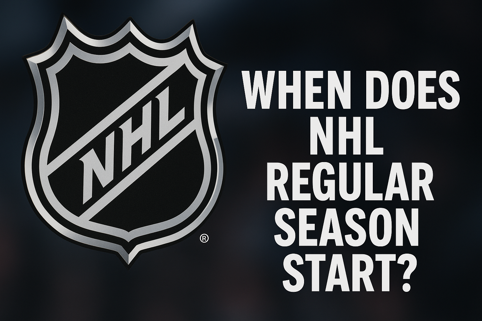 when does nhl regular season start