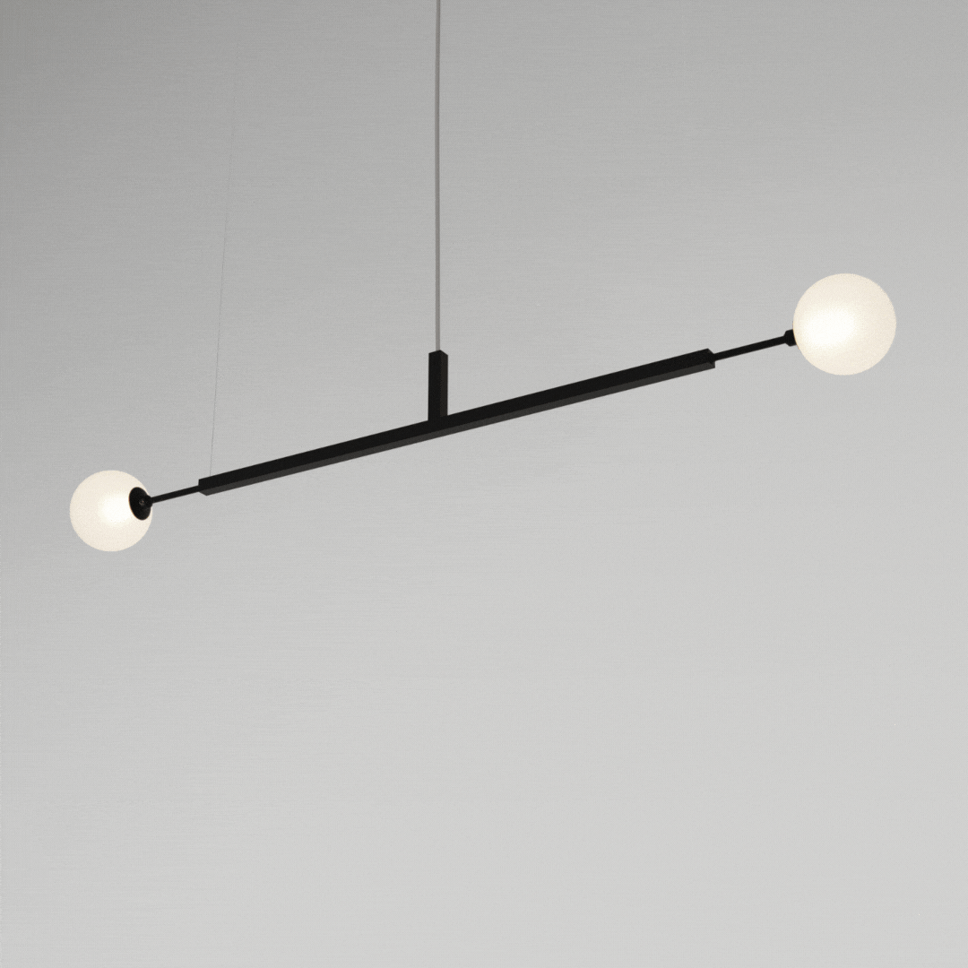 Lustre DUE G – iluminação de teto