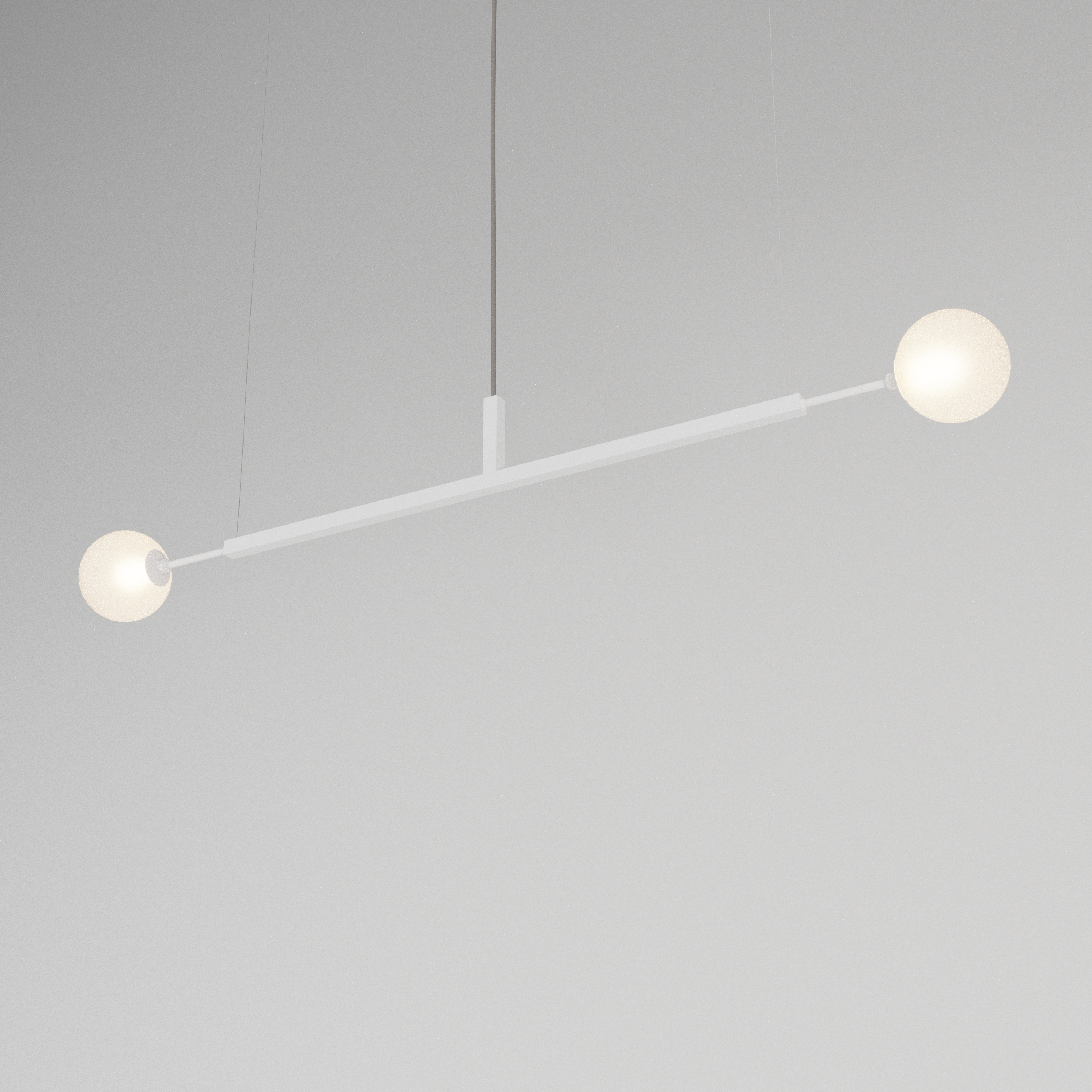 Lustre DUE G – iluminação de teto