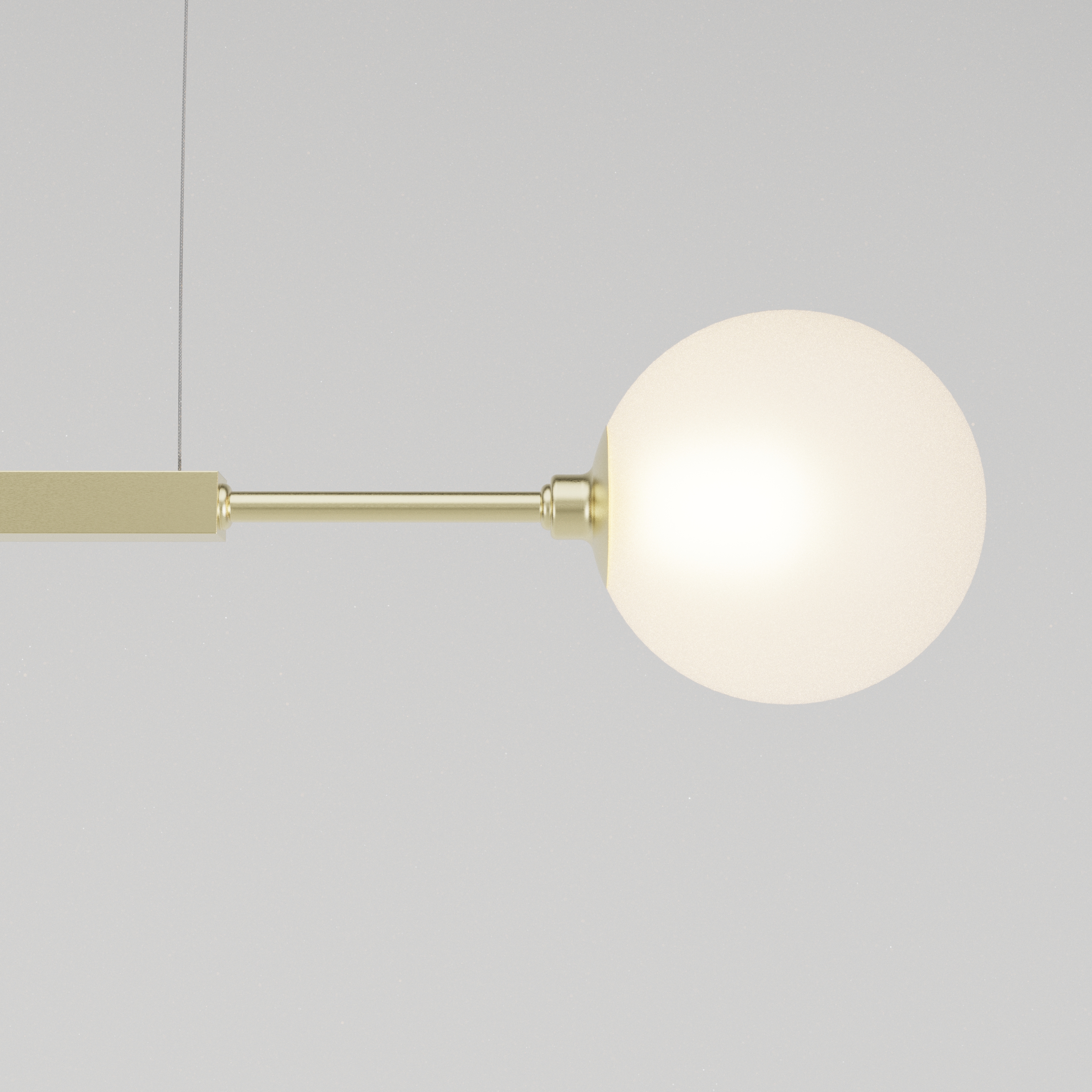 Lustre DUE G – iluminação de teto