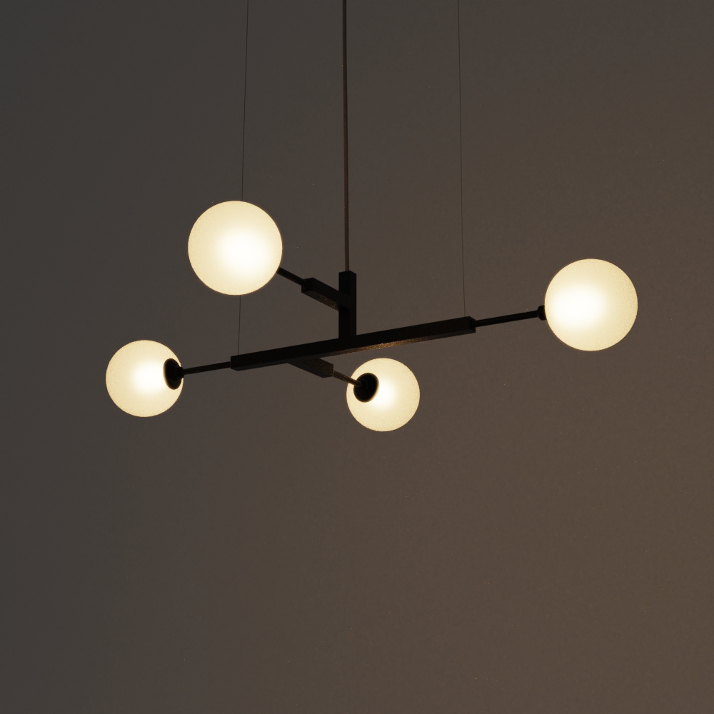 Lustre QUATTRO P – iluminação de teto