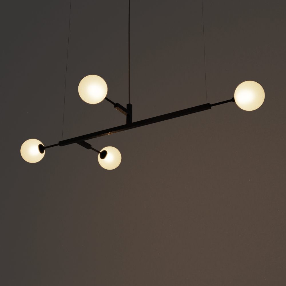 Lustre QUATTRO G – iluminação de teto