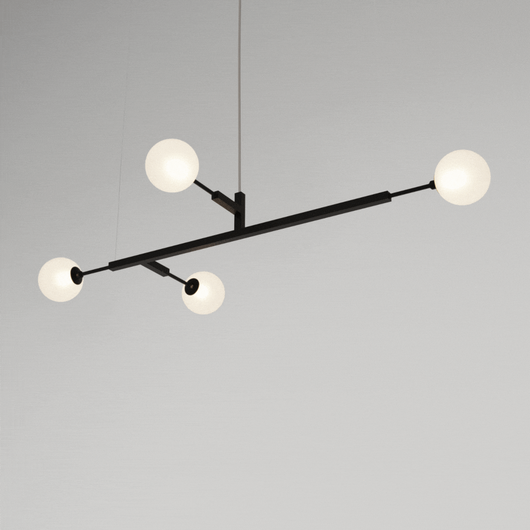 Lustre QUATTRO G – iluminação de teto