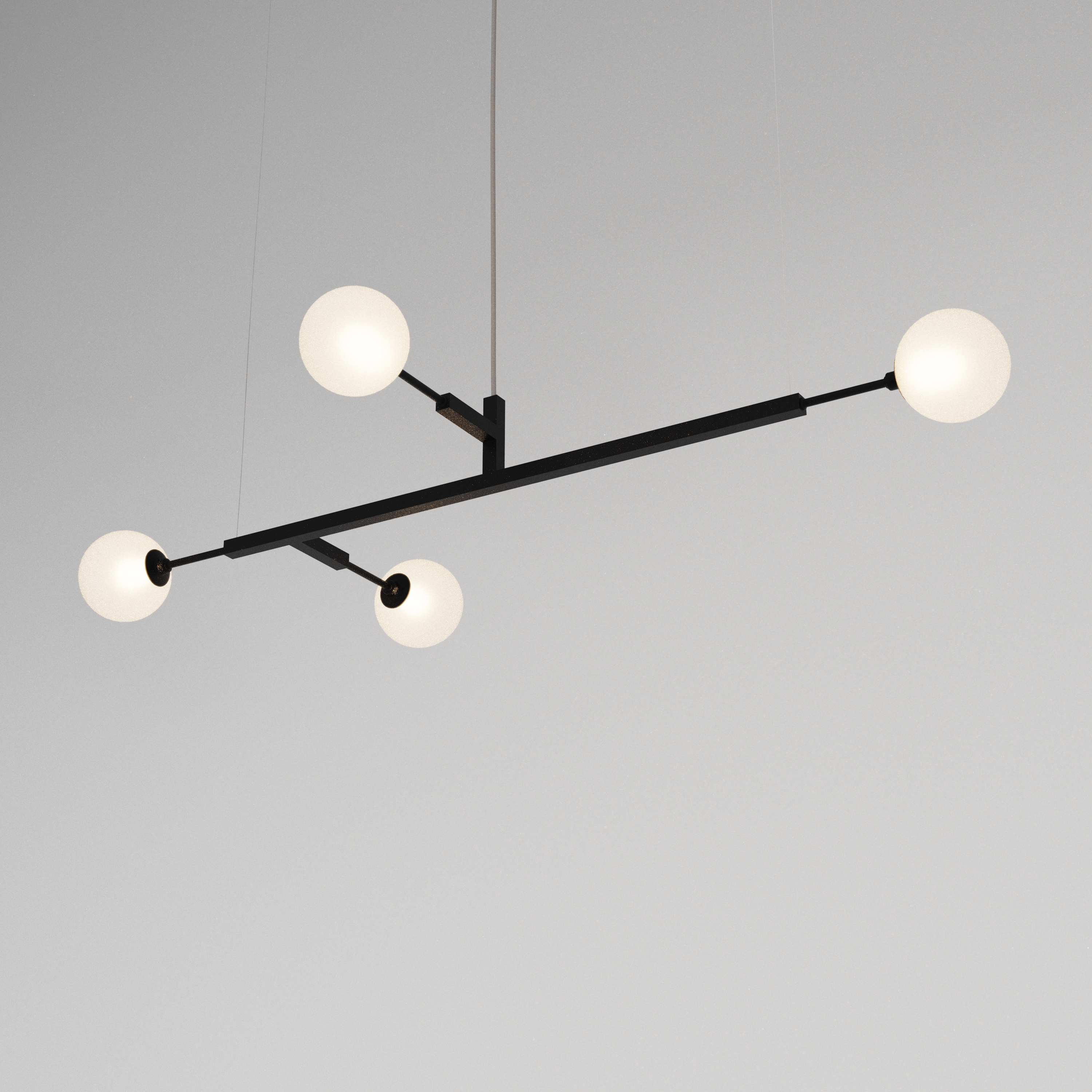 Lustre QUATTRO G – iluminação de teto