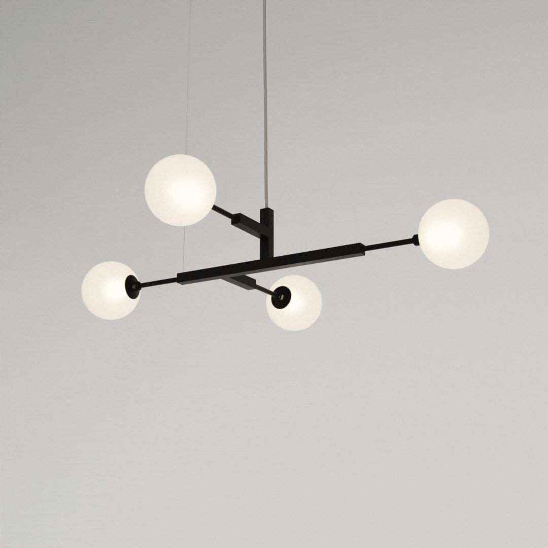 Lustre QUATTRO P – iluminação de teto