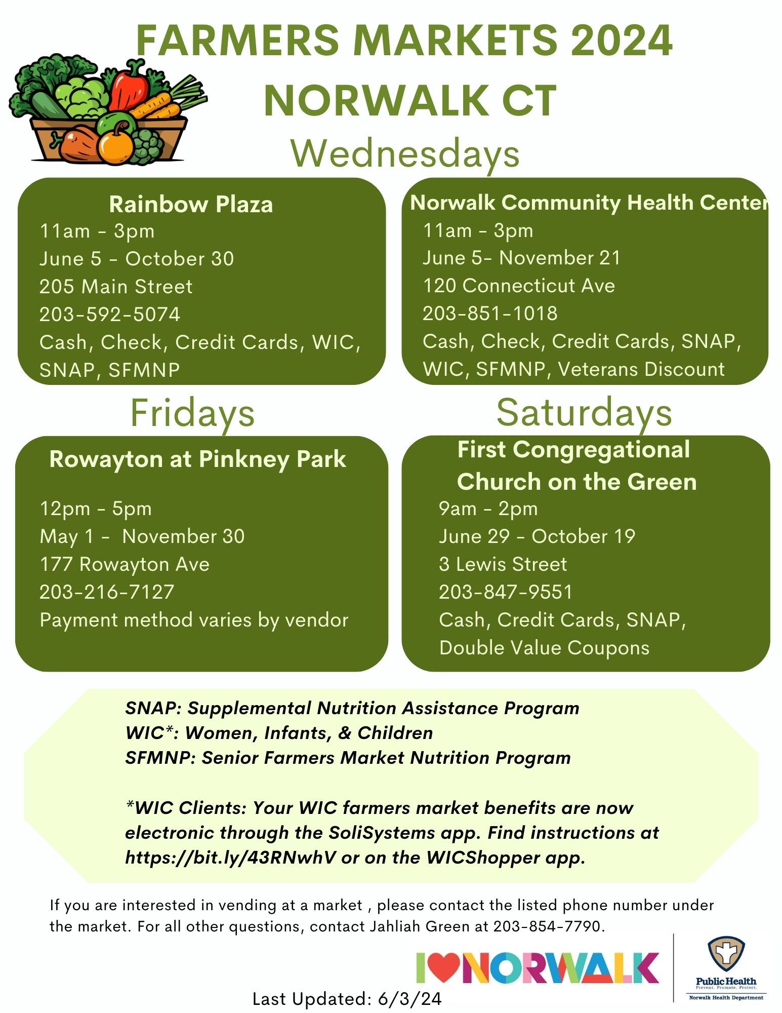 First Congregational Church on the Green Farmers Market