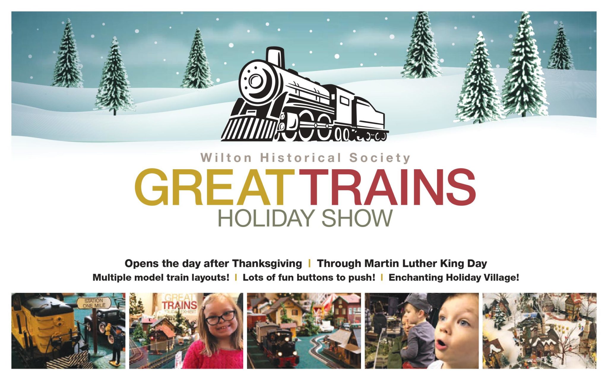 Great Trains Holiday Show at the Wilton Historical Society