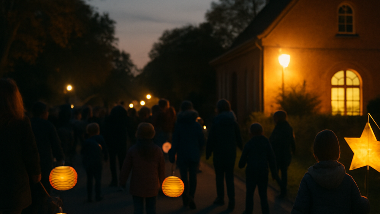 Laternenumzug in Güster