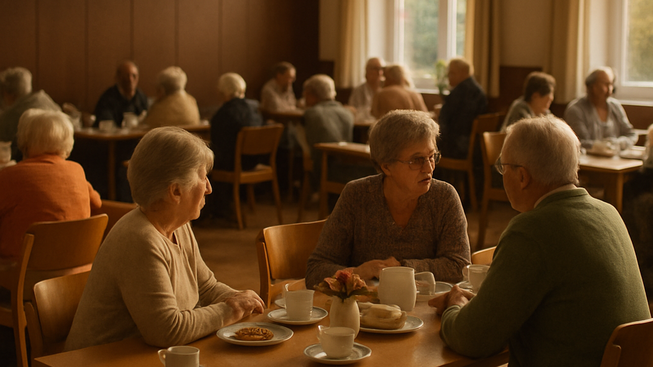 Seniorencafé im Sitzungssaal der Gemeinde
