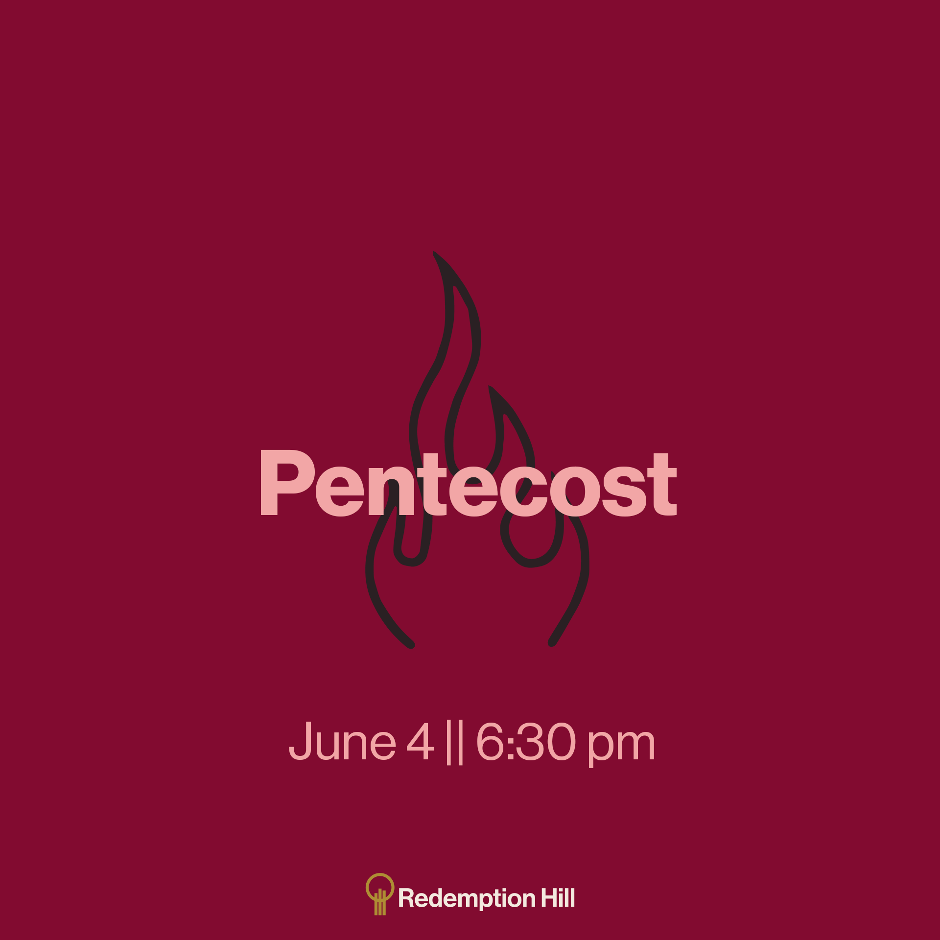 We'll be having our annual Pentecost service on June 4th at 6:30pm. Park at Mountain View Elementary for the service that will be held at 3613 Cabarton Ln, Boise, 83704. There'll be cake, worship, and stories of God's faithfulness and abundance in our life. Please bring your own lawn chair, and come out and join us!