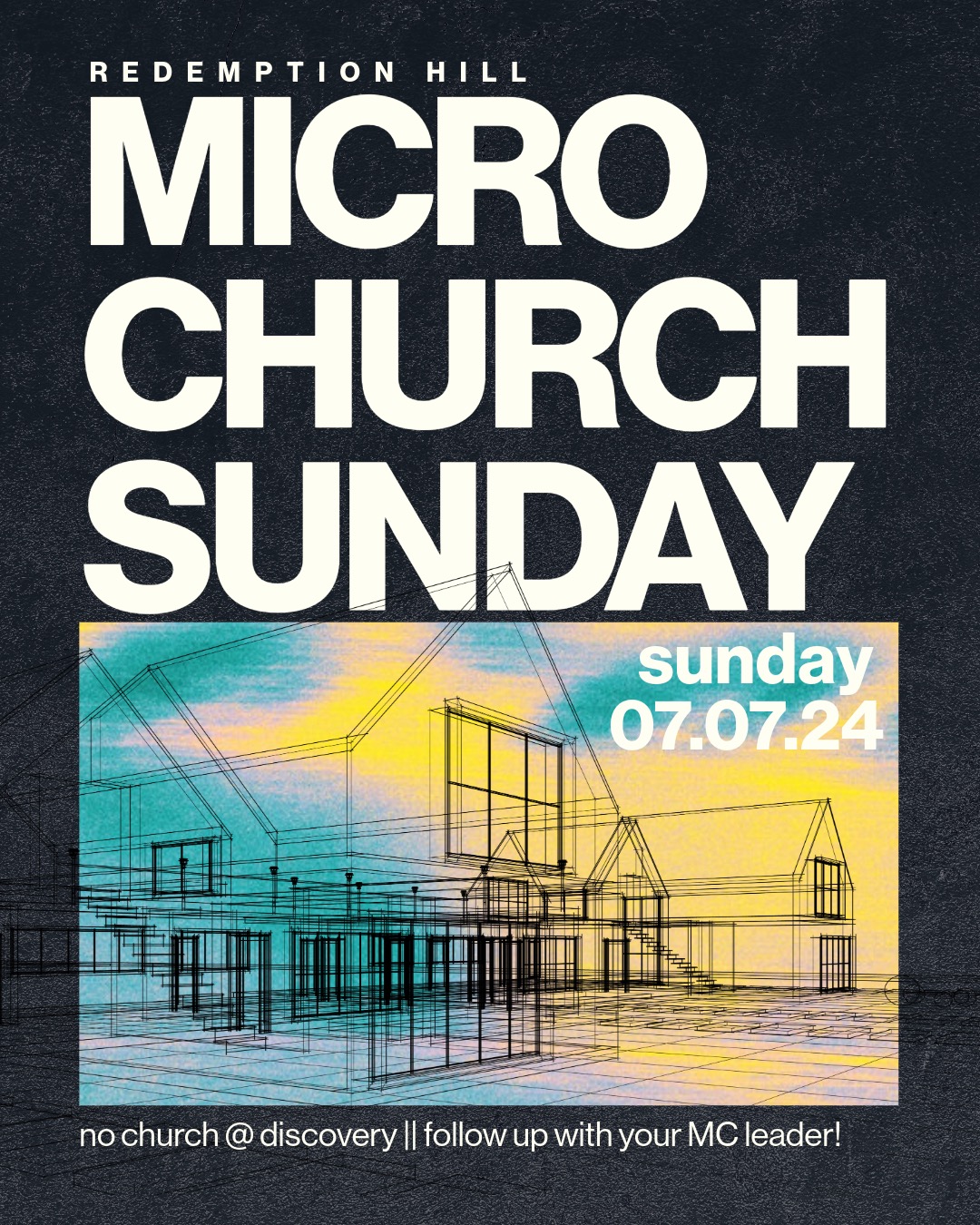 On July 7th, there will be no regular Sunday gathering. Instead, we'll be meeting in micro churches. This is a great time to host a brunch or bbq and invite your people of peace to join, or to take the day to serve our community together. We'll see you back at Discovery on July 14.
