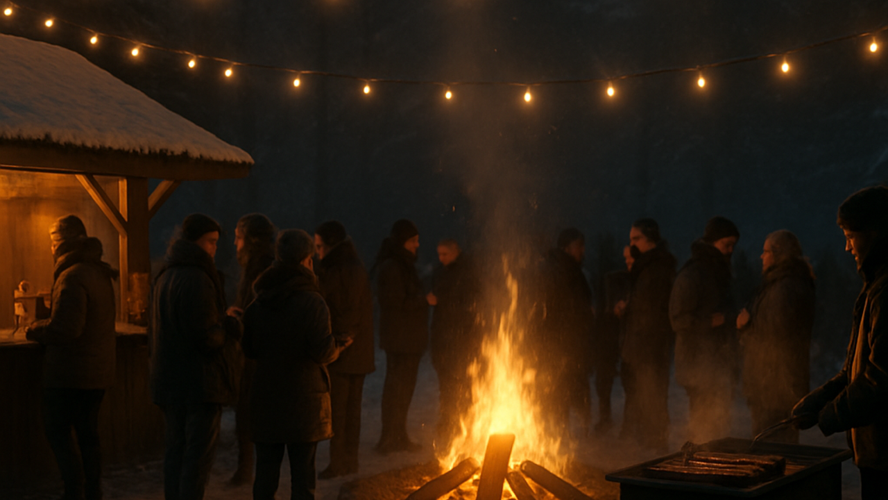 Edel beginnt der Abend – rustikal klingt er aus