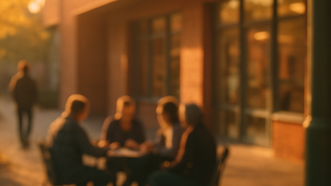 Dialog in Deutsch in der Stadtbücherei