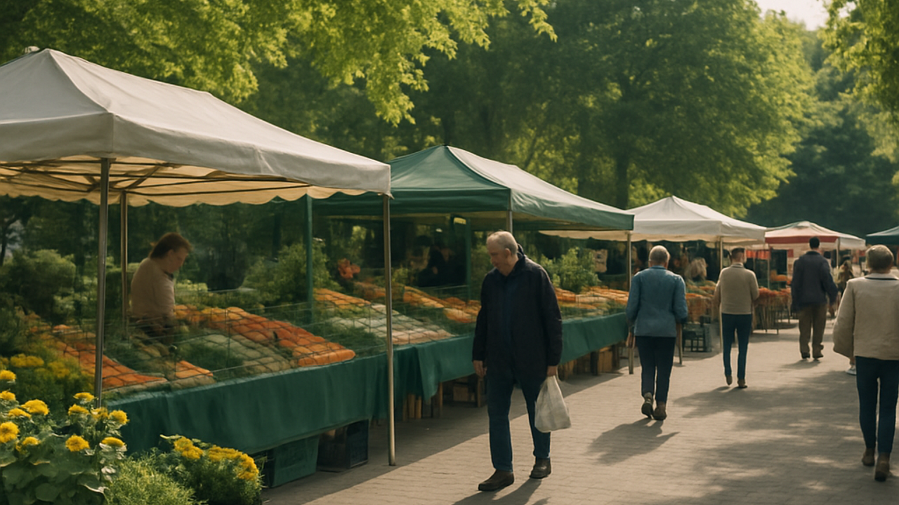 Wochenmarkt im Casinopark