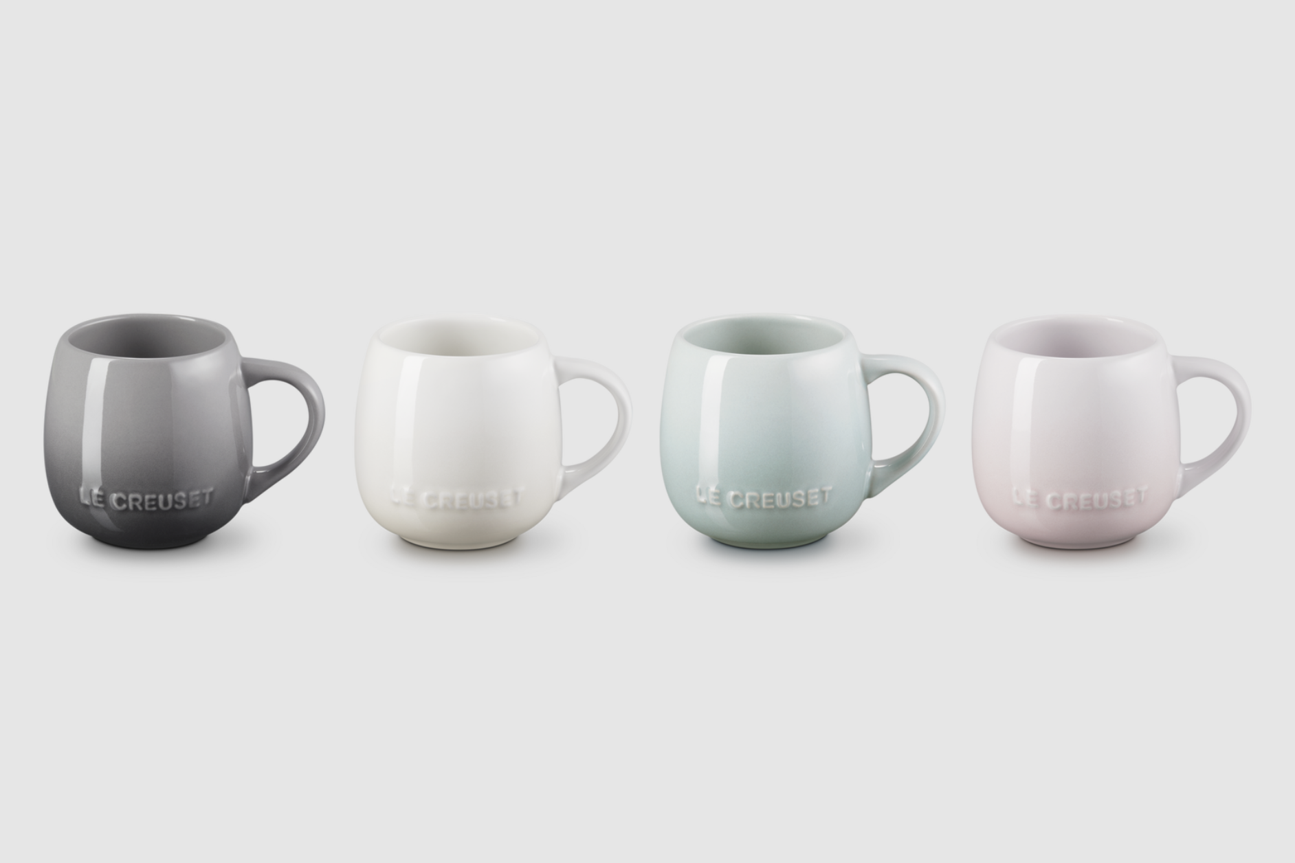 Le Creuset - Stoneware Coupe Set of 4 Mugs