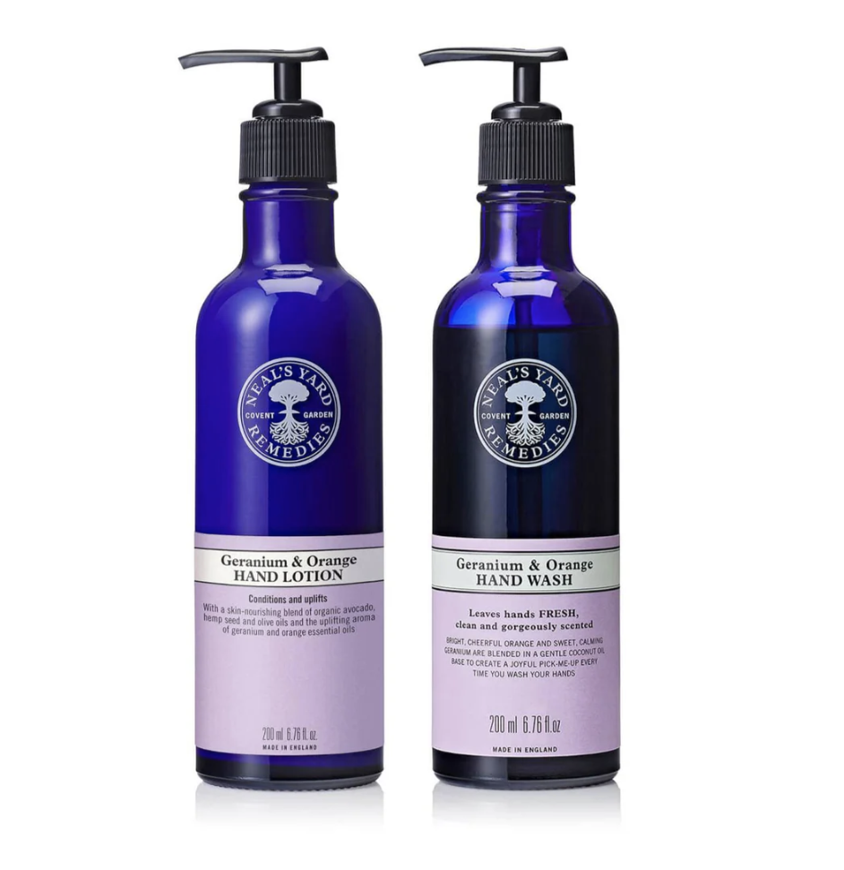 Neals Yard Remedies - Geranium & Orange Hand Care Duo 200ml