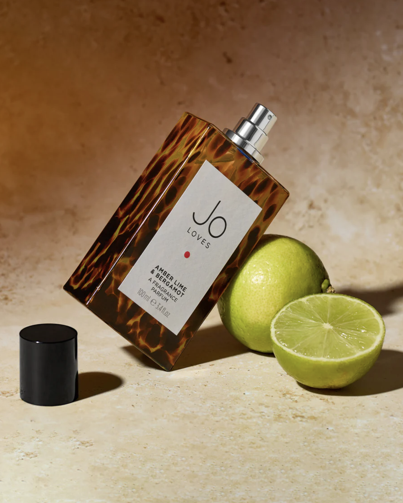 Jo Loves - A Fragrance Amber, Lime & Bergamot 100ml