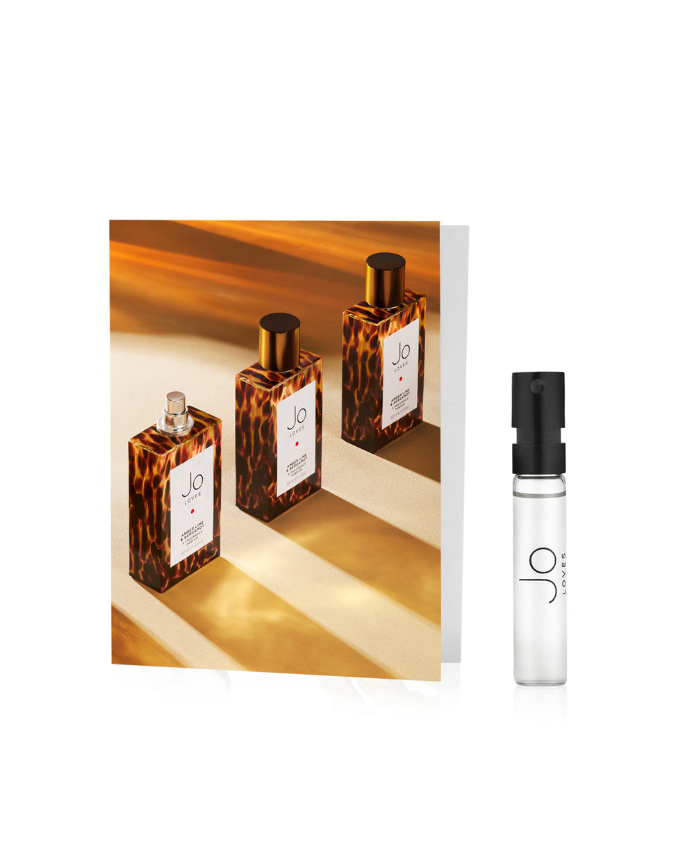 Jo Loves - A Fragrance Amber, Lime & Bergamot 2ml
