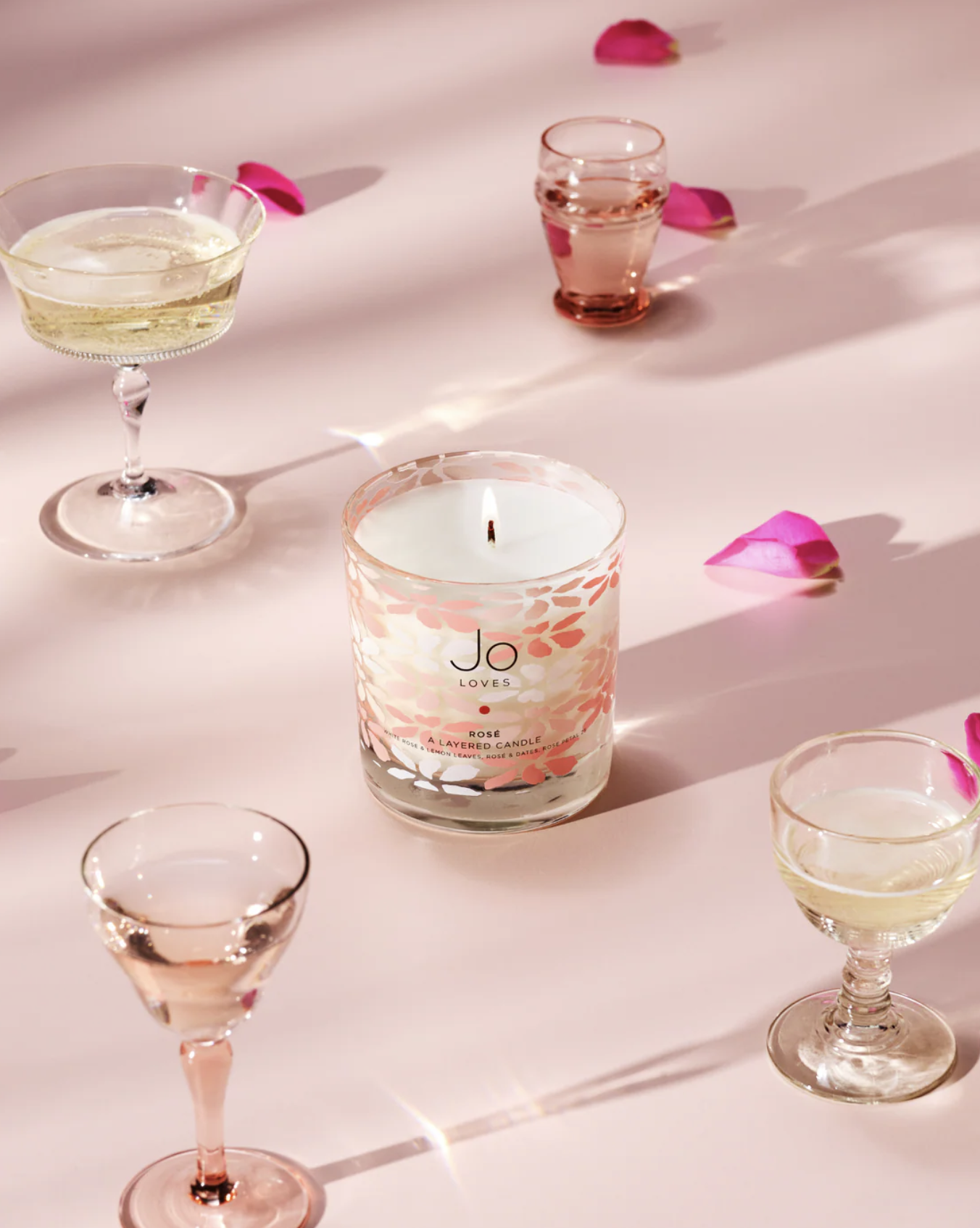 Jo Loves - A Layered Candle Rose 250g