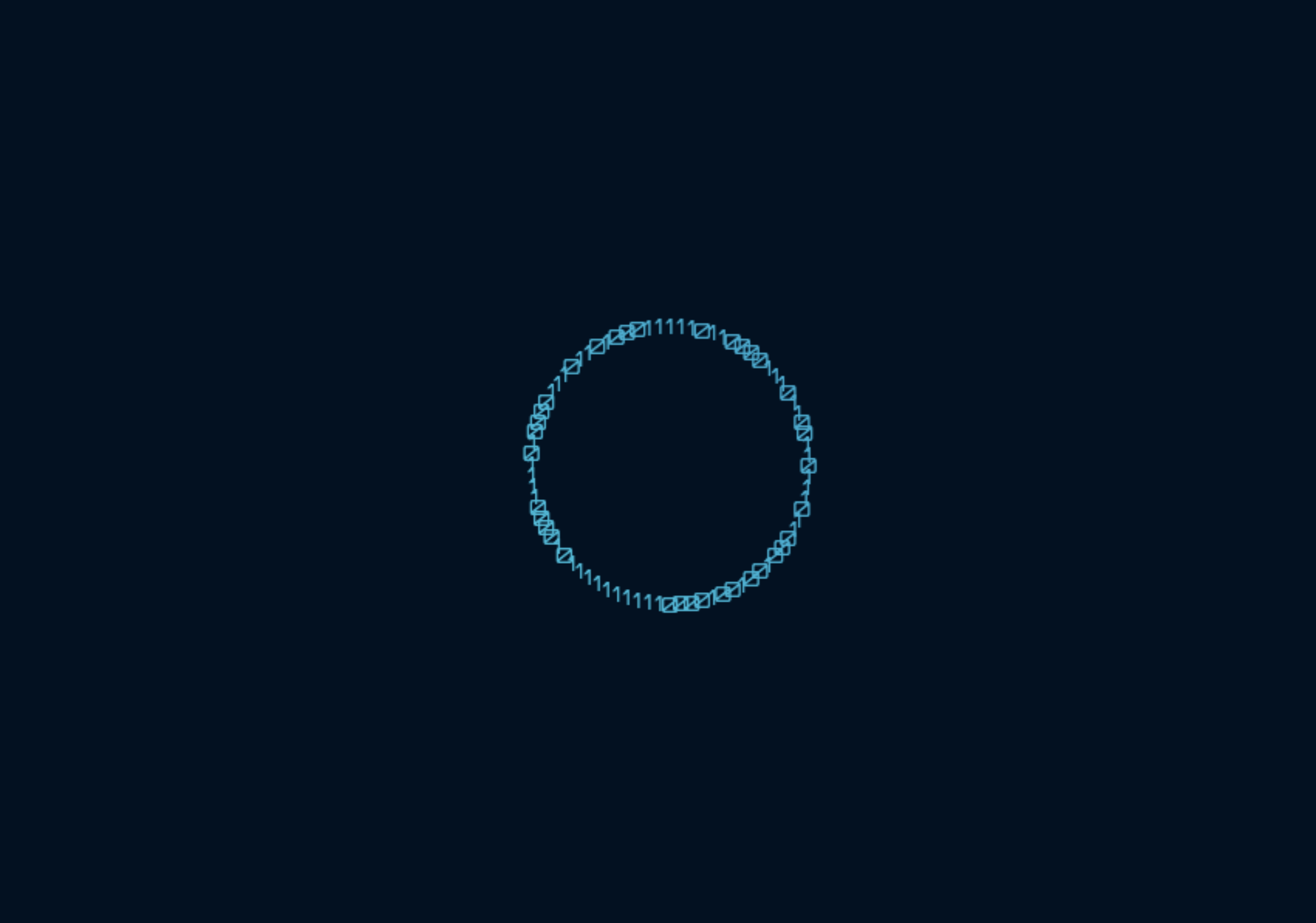 Rotating Binary Donut