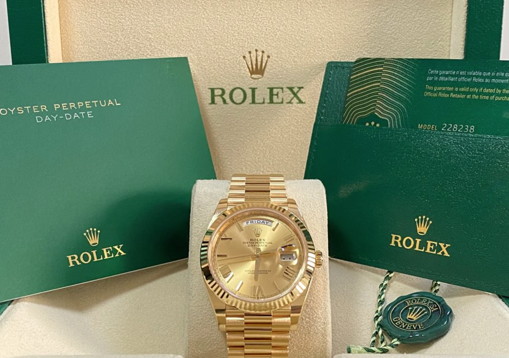 Rolex DayDate All Gold 40mm Watch Insurance