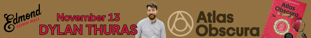 Author Dylan Thuras Appears at Edmond Town Hall Nov. 13