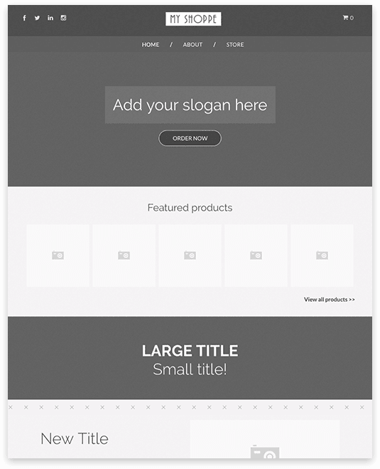 ร้านค้าที่ว่างเปล่า