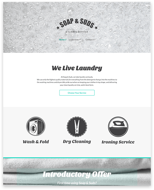 ร้านซักรีด