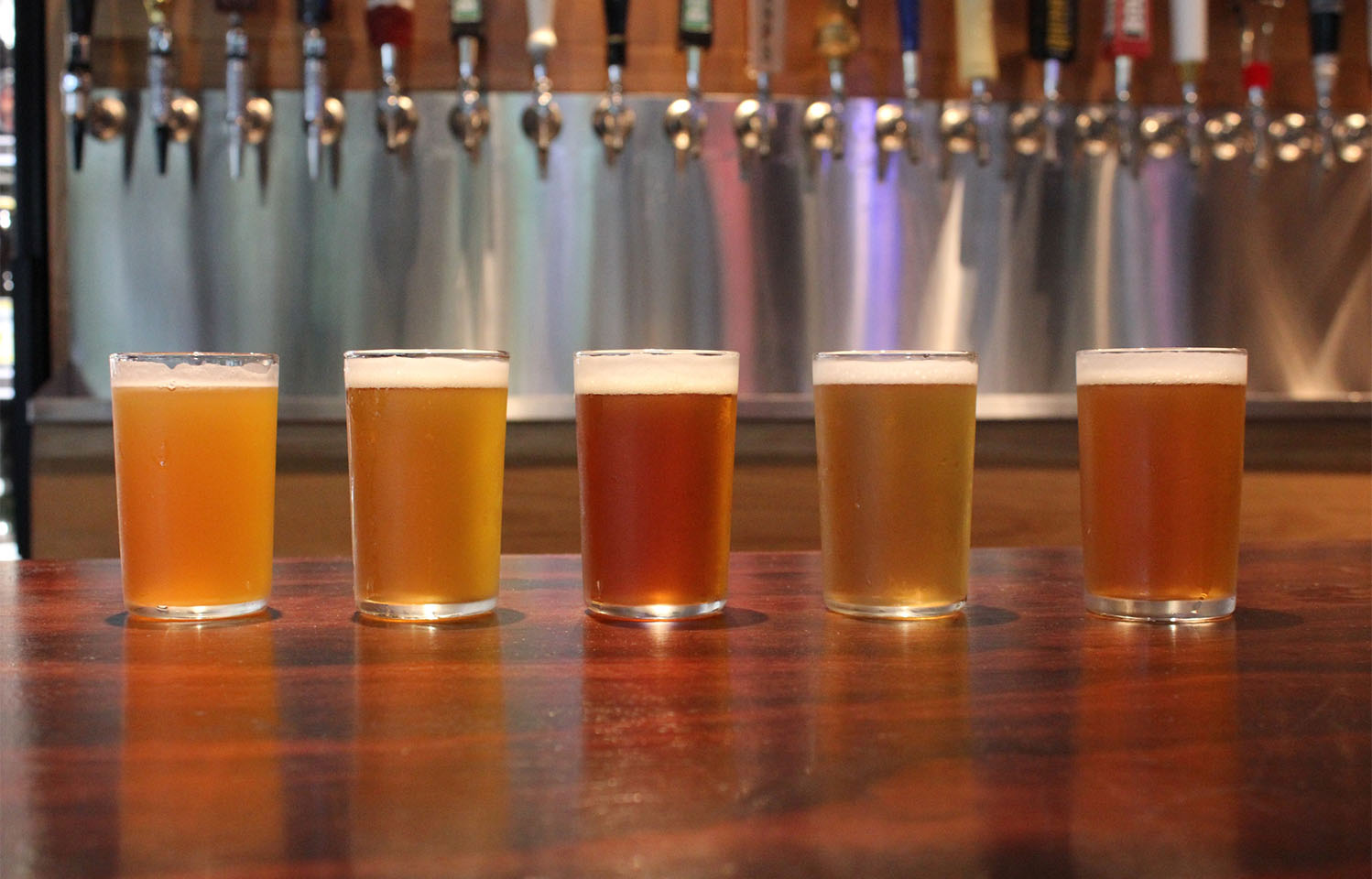 Relax and unwind on International Taphouse's patio with an ice-cold beer in Columbia, MO.