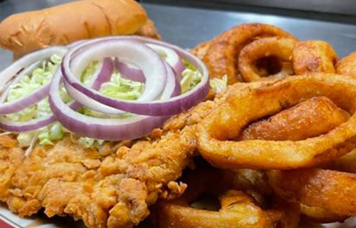 Burgers made to order in Columbia, MO.