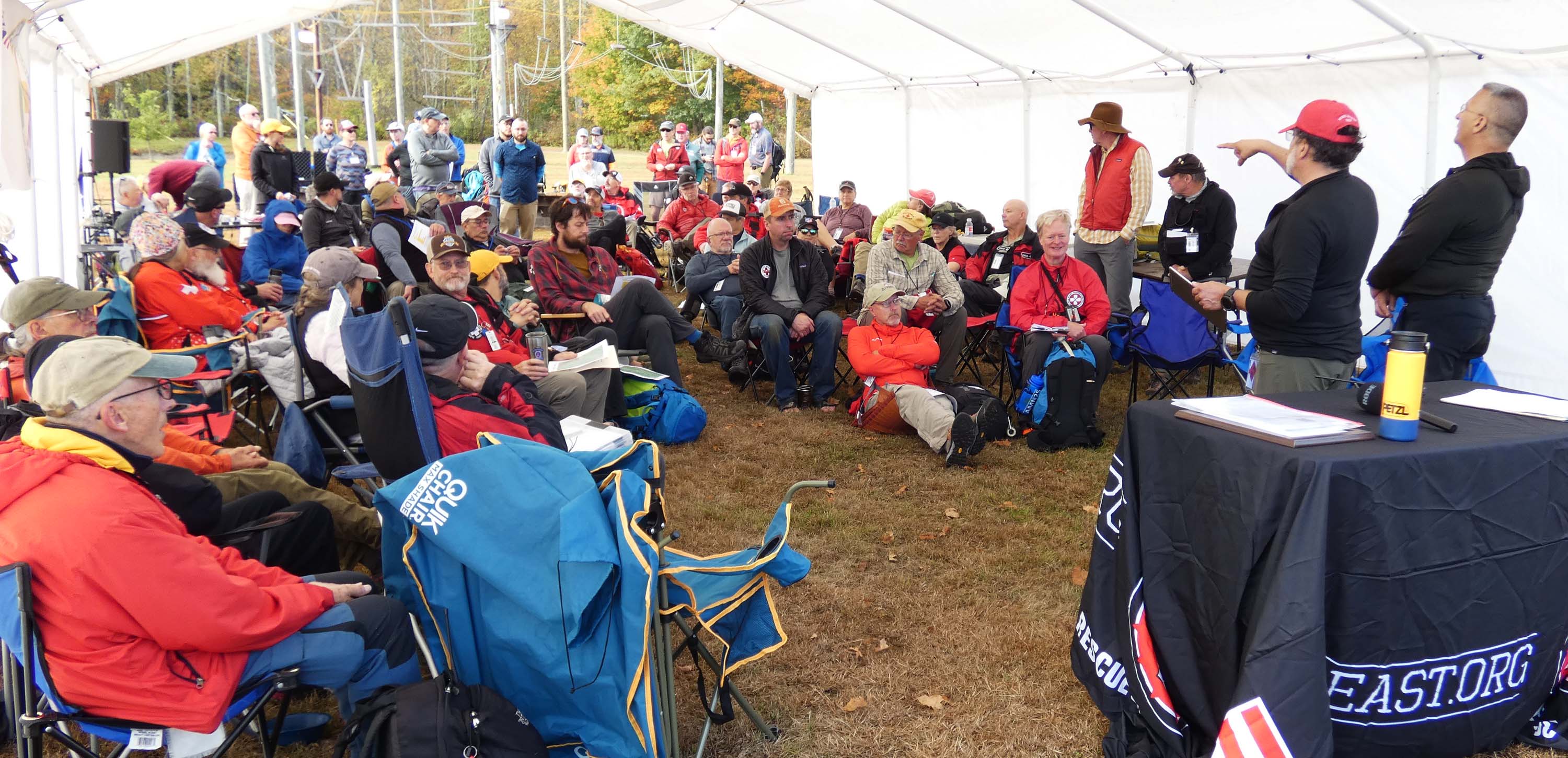 Pike Glades hosts rope rescue, beacon search, and GPS navigation instructor courses