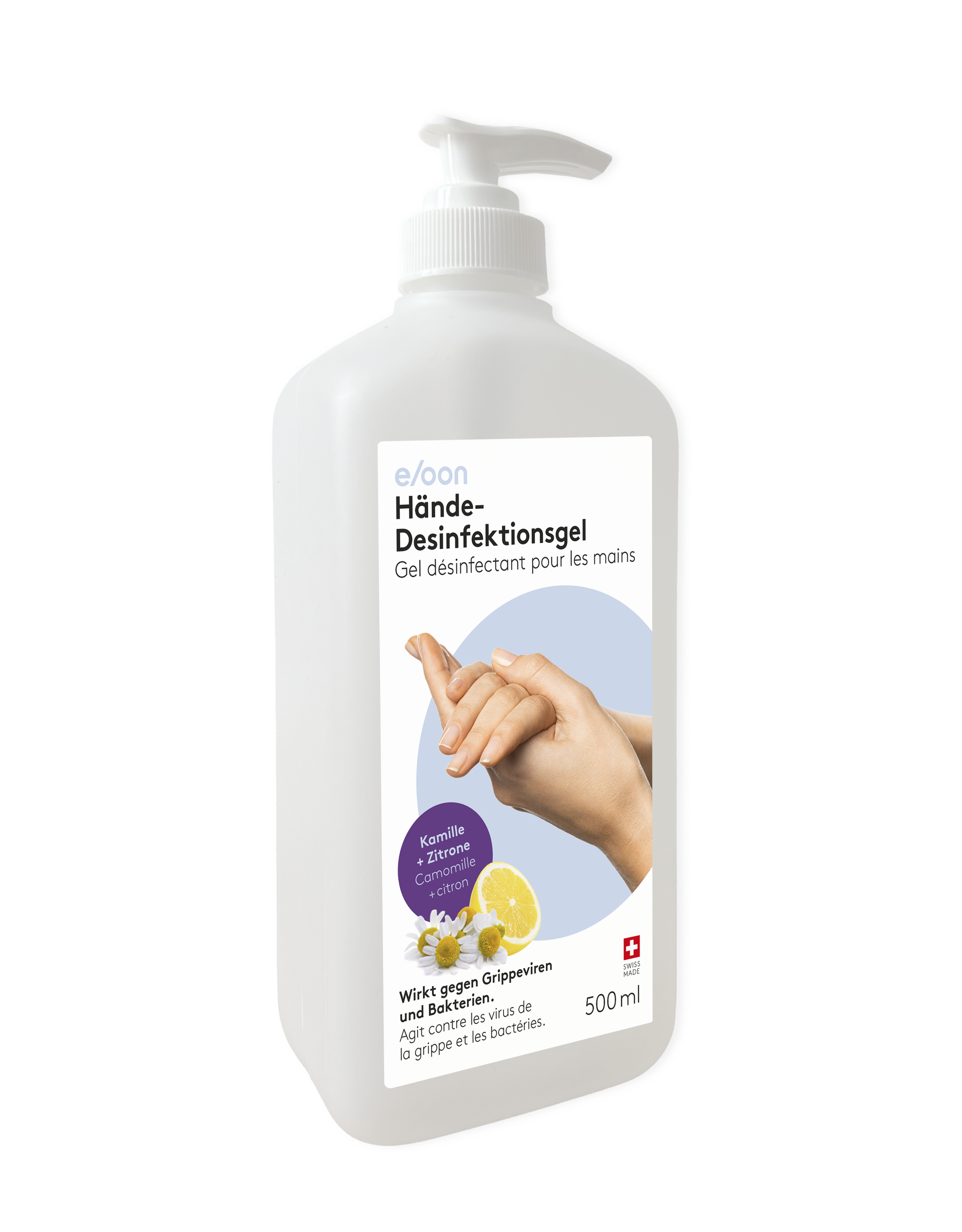 eloon Hände-Desinfektionsgel, 500 ml