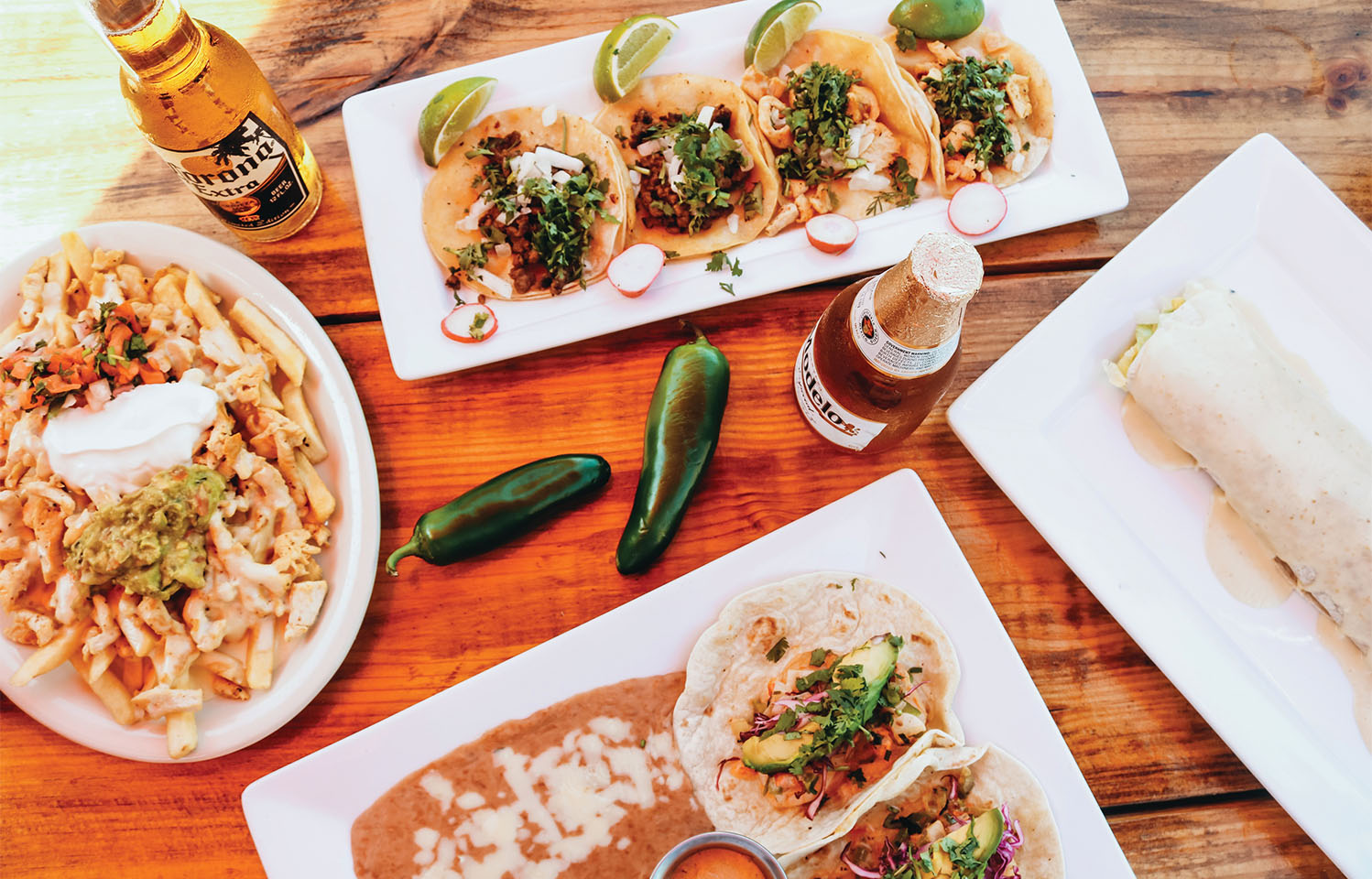 Stop by El Oso's outdoor patio for for authentic Mexican food in Columbia, MO.