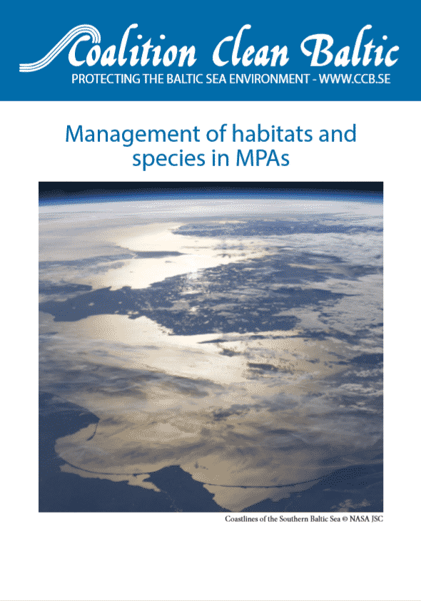 Management of habitats and species in MPAs