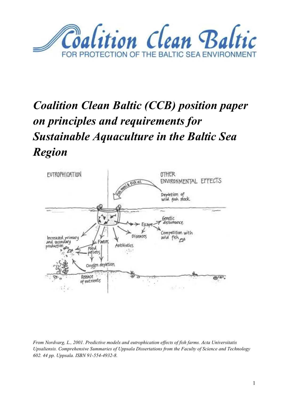 Sustainable aquaculture in the Baltic Sea region