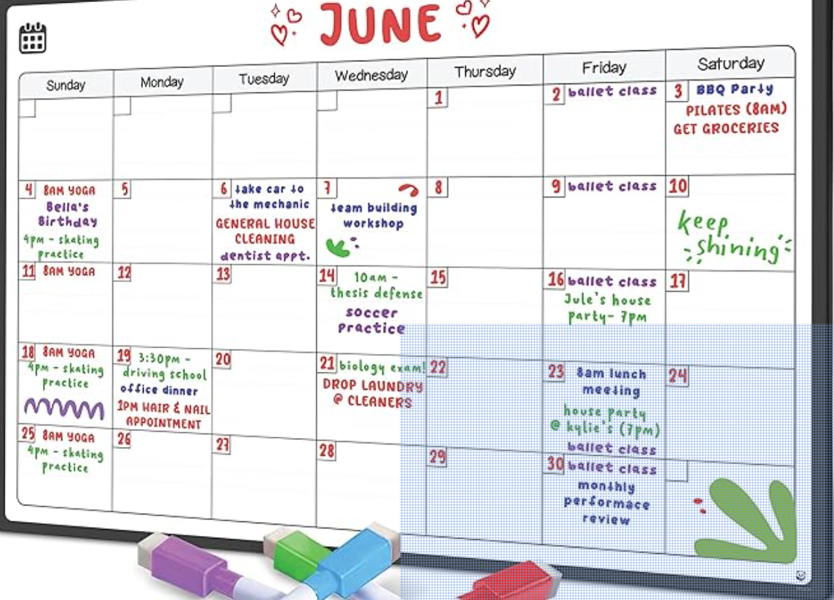 Magnetic whiteboard logo