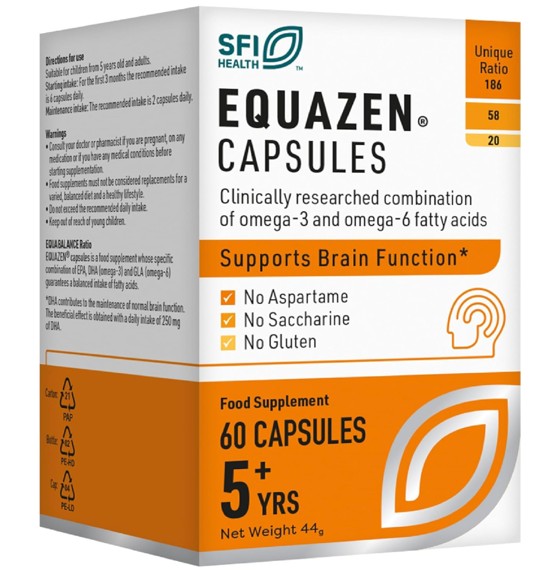 Equazen Omega 3 fish oil logo