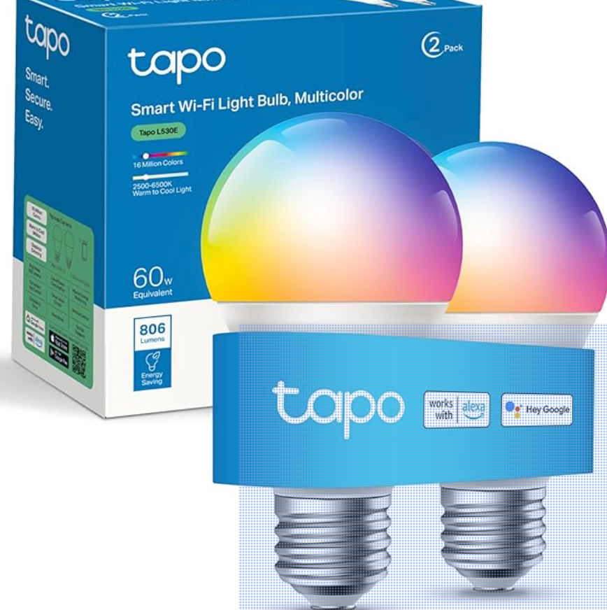 Colour changing smart light bulbs logo