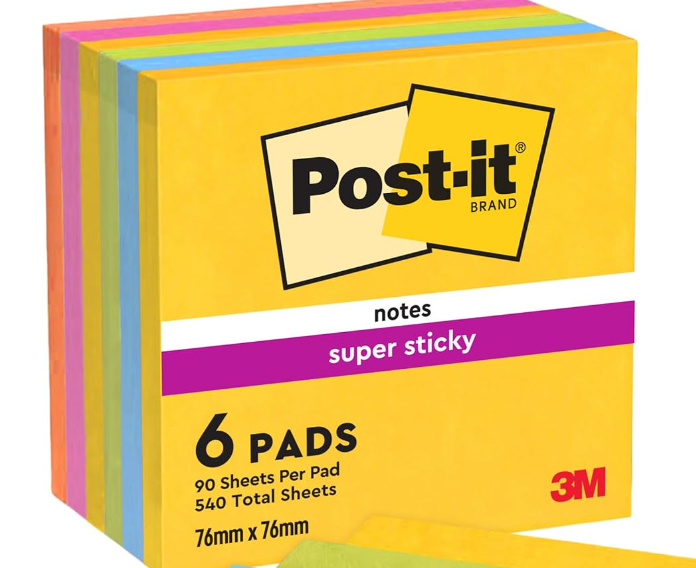 Colour Post-it notes logo