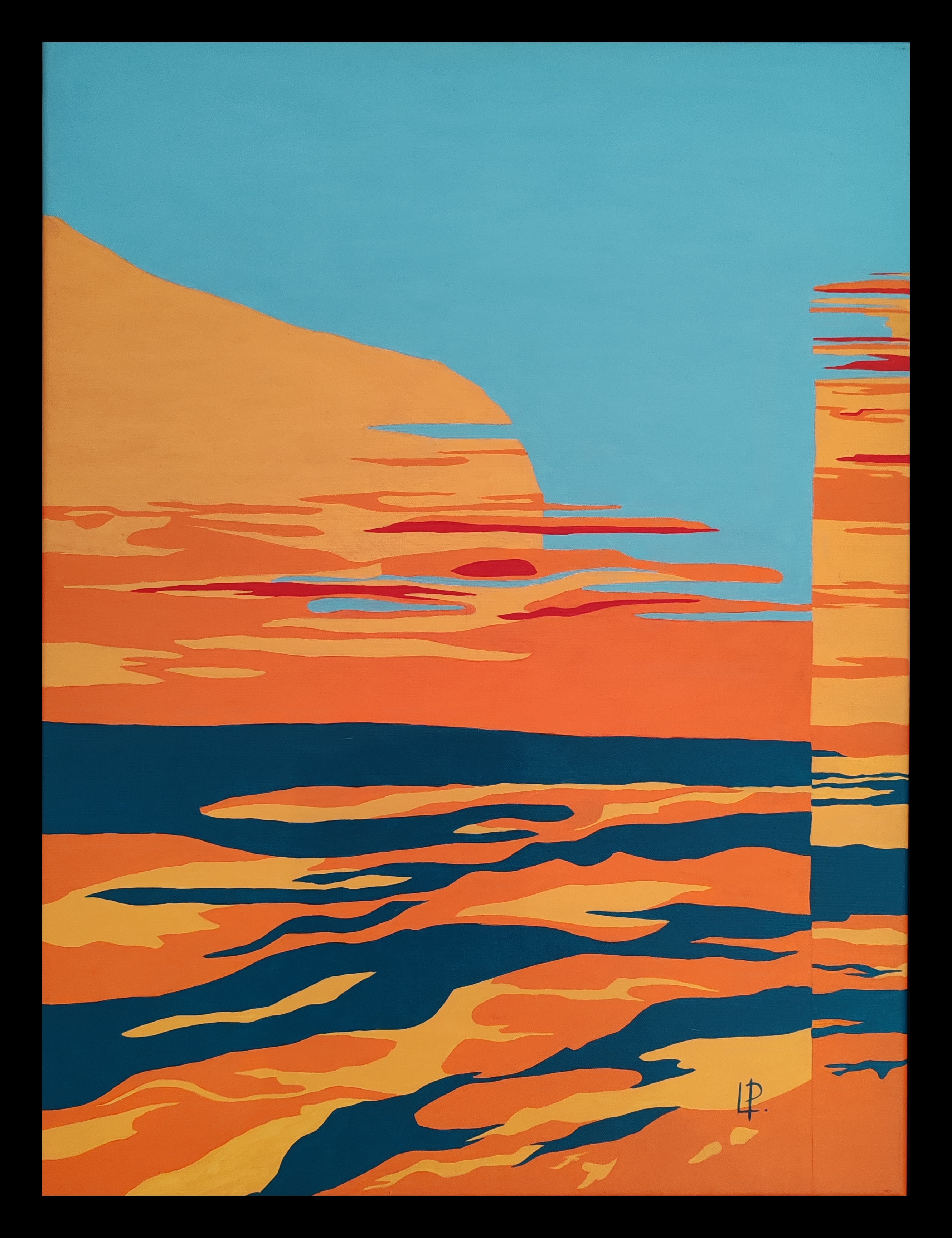 OCEAN, SOLEIL et FALAISE - 450€