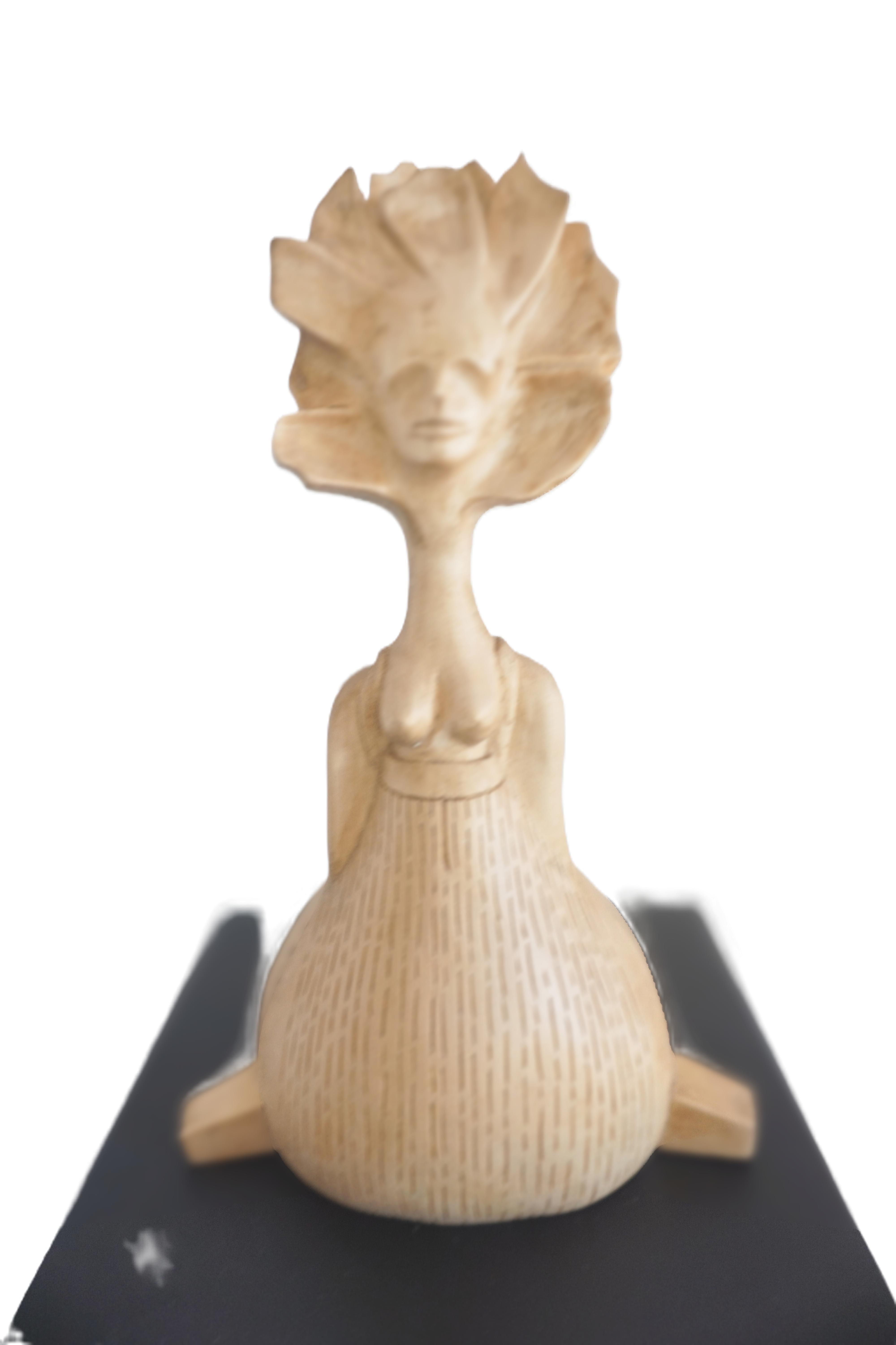 Femme fleur ronde - 715€