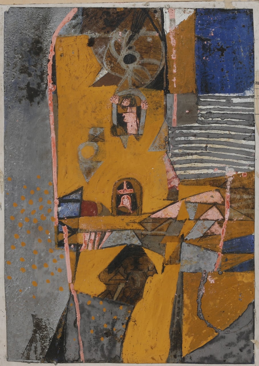 tempera intitolato storie del campanile di Mariano Fracalossi