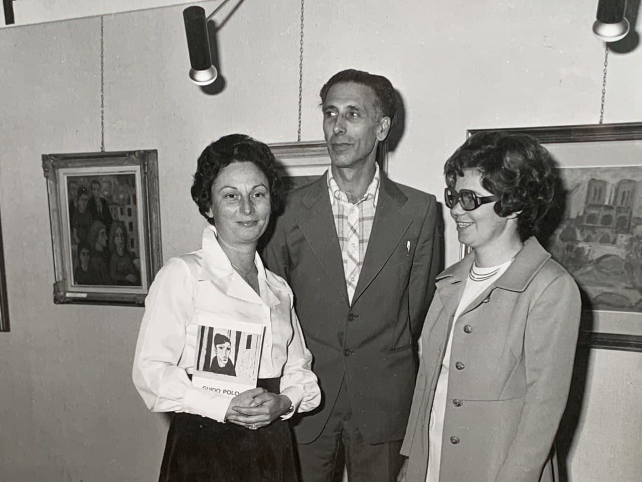 fotografia di inaugurazione 1975 Guido Polo