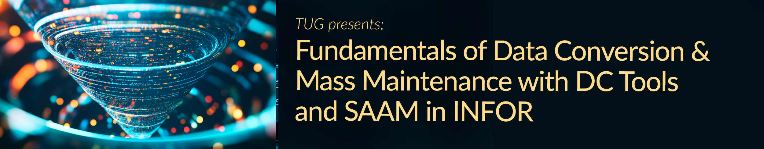 TUG Presents: Fundamentals of Data Conversion & Mass Maintenance with DC Tools and SAAM