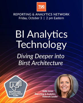 Reporting & Analytics Network presents: BI Analytics Technology